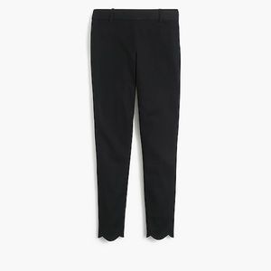 J.Crew Winnie Pants Scalloped Hem